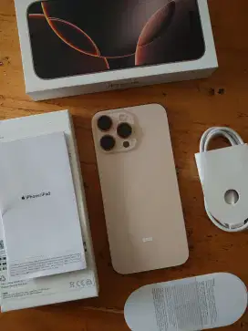 Iphone 16 pro max 256 IBOX dessert titanium bh 100 grs on april 2026