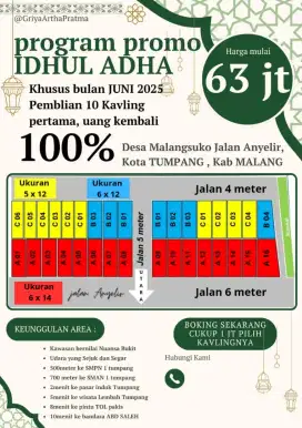 Carnation Hill rumah dan tanah murah