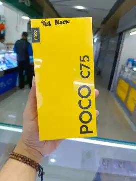 Poco C75 6/128 Black NEW BNIB Garansi Resmi Xiaomi Indonesia 15Bln
