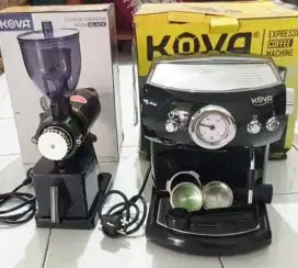 Sepaket Mesin Kopi Expresso dan Grinder Electric