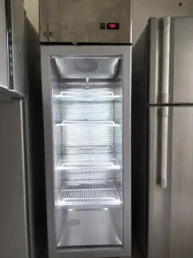 SHOWCASE GEA REFRIGERATOR BODY STAINLESS 410L NORMAL SIAP PAKAI/ NETT