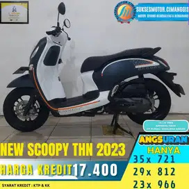 SCOOPY SPORTY CASH/KREEDIT TUKARTAMBAH FREE OLI BERGARANSI