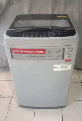 Mesin cuci top loading  LG inverter kapasitas 8 kg
