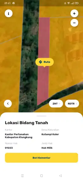 Land for lease in Nusa Penida