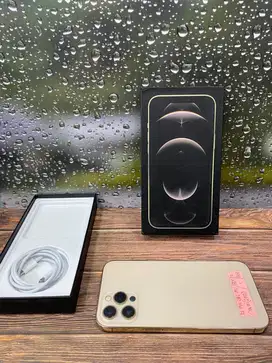 IPHONE 12 PRO MAX 256GB GOLD FULLSET INTER BEA CUKAI 2ND