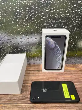 IPHONE XR 128GB BLACK FULLSET INTER 2ND