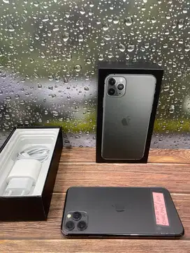 IPHONE 11 PRO MAX 256GB GREY FULLSET INTER CUKAI 2ND