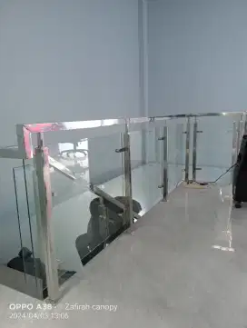 Balkon stainless kaca zfn 09