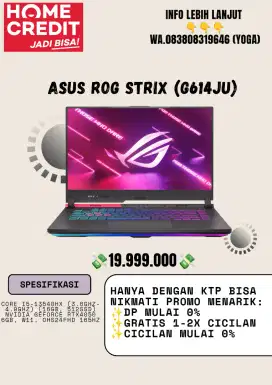 Cicilan Laptop Gaming ROG STRIX G614JU