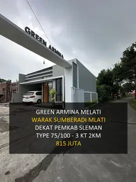 RUMAH BARU SIAP HUNI GREEN ARMINA MLATI SLEMAN