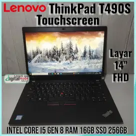 Lenovo ThinkPad Super Slim Touchscreen T490s i5 Gen8 16/256GB 14FullHD