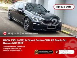 [ LOW KM ] BMW 730Li 730 Li (G12) M Sport Sedan CKD AT Black 2019/2020