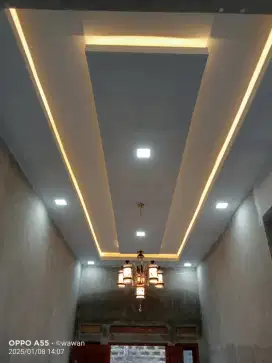 plafon gybsum pvc grc terima jadi