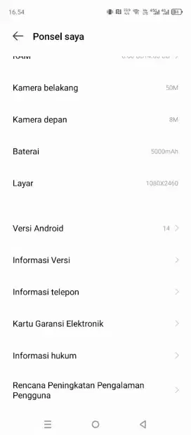 Jual hp Infinix hot 50