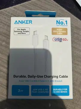 Anker 322 USB-C to USB-C Cable White