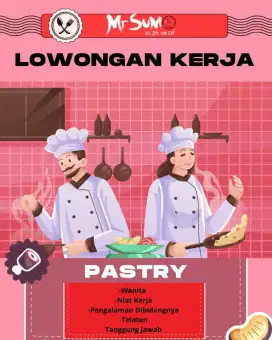 Lowongan Kerja Pastry