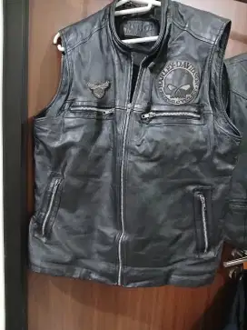 Jual Vest/Rompi Harley Davidson Full Leather