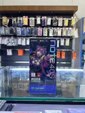 INFINIX NOTE 40S 8/256GB BLACK BARU GARANSI RESMI