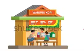 Penjaga Warkop di Bekasi Timur