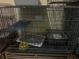 Kandang ukuran 90cm besi tebal