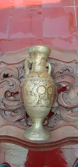 Vas tua bahan tembaga kuningan