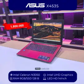 Laptop Asus X453S Intel Celeron N3050 RAM 8GB SSD 128GB HD 14inch