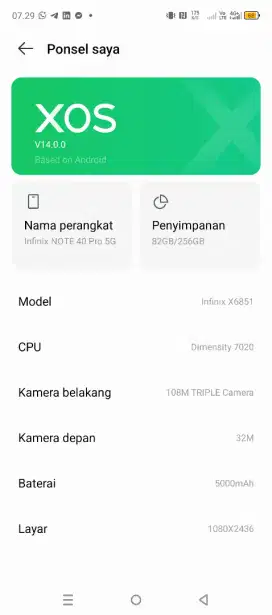 Infinix note 40 pro 5g