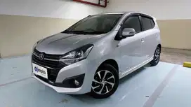 TDP 6,JT Daihatsu Ayla 1.2 R Bensin-AT Silver 2019