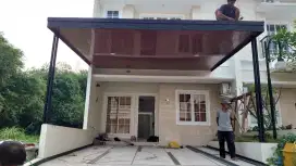 Kanopi baja ringan plus plafon pvc murah