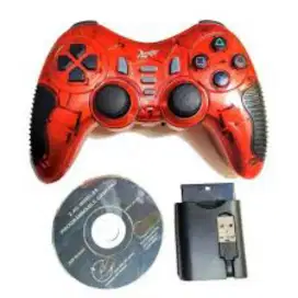 Wireless stik games single PS dan komputer