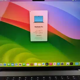 Macbook M1 Pro 16 inch Ram 16 Ssd 512 layar 16 inch lengkap space grey