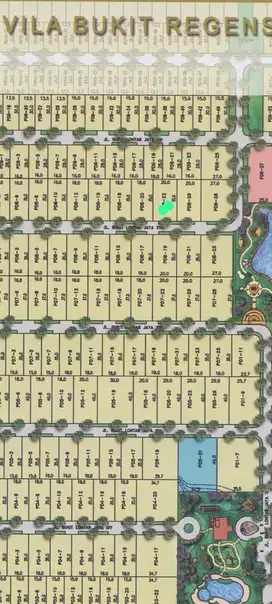 25JT/M2! DIJUAL KAVLING TANAH PAKUWON INDAH VILLA BUKIT REGENCY VBR 2