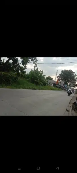 Sewa tanah di jln raya pasarjengkol tangsel
