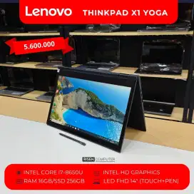 Laptop Lenovo Thinkpad X1Yoga Core i7-8650U RAM16GB SSD256GB FHD14inch
