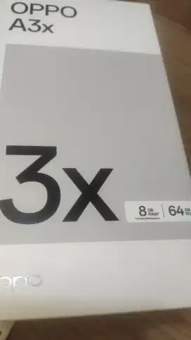 Oppo A3x ram 8gb baru pkai 2 Minggu djual cpt