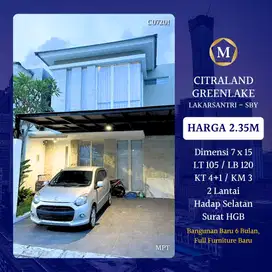 Rumah Citraland Greenlake dkt Wiyung Unesa Lakarsantri Pakuwon Mall