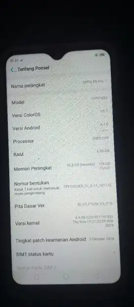 Bu jual Oppo ram 6/128.