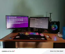 PC i5 9400 24GB 512GB NVME Plus 2 Monitor Hackintosh Support PSU 500W