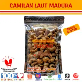 Promo Gratis Ongkir COD Camilan Laut Madura Kerupuk Keripik Emping