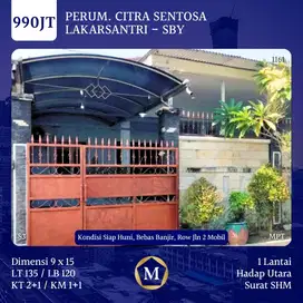 Rumah Citra Sentosa Lakarsantri dkt Wiyung Citraland UNESA Pakuwon PTC