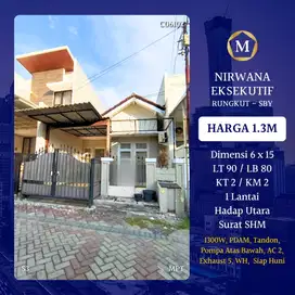Rumah Nirwana Eksekutif Wonorejo Rungkut dkt Stikom Nginden Semolowaru