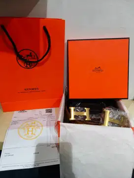Gesper HERMES (Pria & Wanita Made in Paris Original)