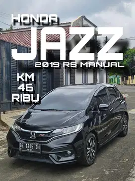 Honda jazz 2019 Rs manual black edition Rer full istimewa yang tau aja