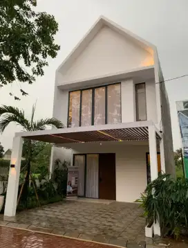 Dijual Rumah 2 Lantai Full Furnish Dekat Pintu Tol Desari Depok