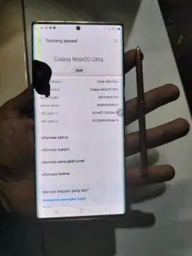 Samsung note 20 ultra 8/256 minus