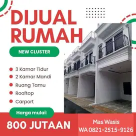 Hunian Minimalis Cluster 2-lantai+Rooftop Jaksel dengan Akses 2-mobil