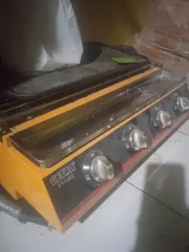 kompor panggang 4 tungku merek getra