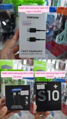 Kabel Data Micro Type-C USB iPhone Samsung Realme Xiaomi Oppo Vivo