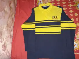 Baju Pakaian Polo Shirt Lengan Panjang Competition Original