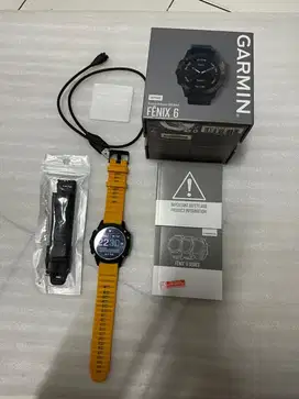 Jual Jam Garmin smartwatch Fenix 6 Sapphire mulus like new